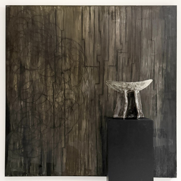 Stor Keramik Skulptur