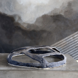 K�mpe Keramik Skulptur