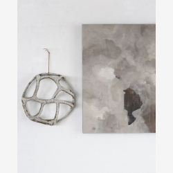 K�mpe Keramik Skulptur