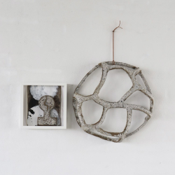 K�mpe Keramik Skulptur