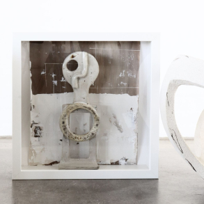 Kunstobjekt i Ramme 27x27 cm