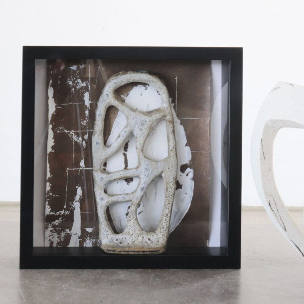 Kunstobjekt i Ramme 27x27 cm