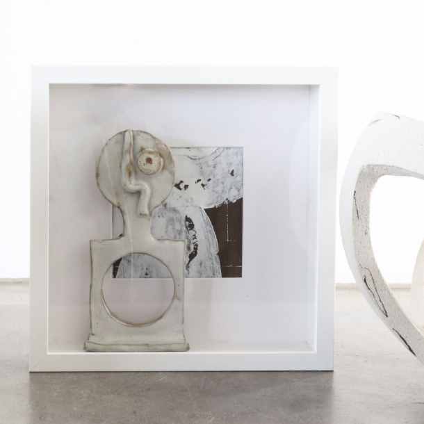 Kunstobjekt i Ramme 27x27 cm