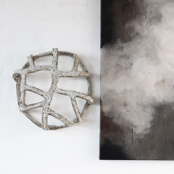 K�mpe Keramik Skulptur