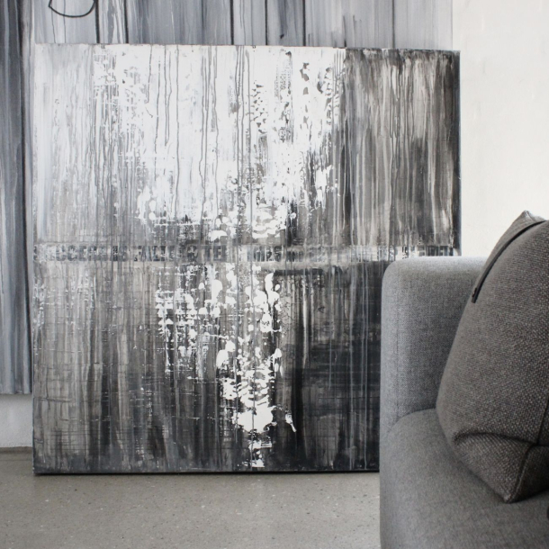 Maleri 120 cm x 120 cm