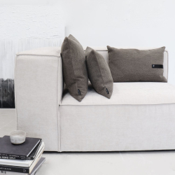 Pude Taura U strop 50x50, Taupe