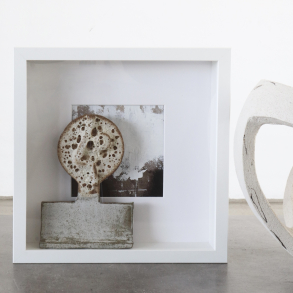 Kunstobjekt i Ramme 27x27 cm