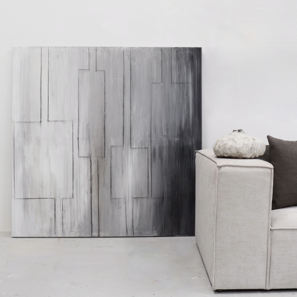 Stort Maleri 150cm x 150cm