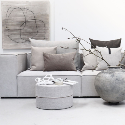 Puf Rough HIGH 50x30cm, Offwhite