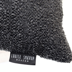 Pude Boucle u. strop 50x50 , sort