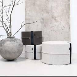 Puf Rough X-HIGH 62x40cm, Offwhite