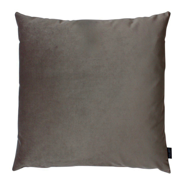 Pude Velour u. strop 65x65, Taupe