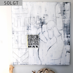 Maleri 150 cm x 150 cm