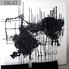 Maleri 150 cm x 150 cm