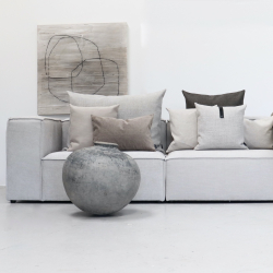 Pude Rough 50x50, offwhite