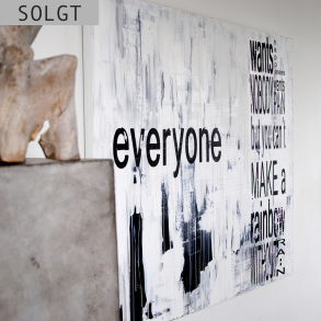 Maleri 120 cm x 120 cm