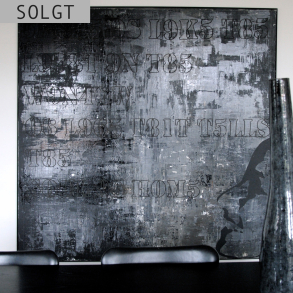 Maleri 180 cm x 180 cm