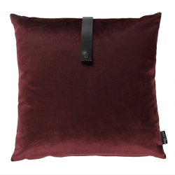 Pude Velour 65x65, bordeaux