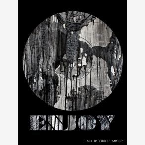 Plakat Enjoy, black 30 cm x 40 cm