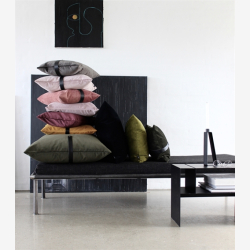 Pude Velour 65x65, bordeaux