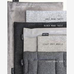 Pude Quiltet uld 65x65, Lysgr